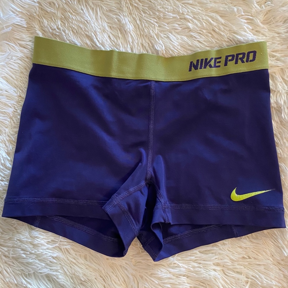 Nike Pro Purple Spandex Shorts